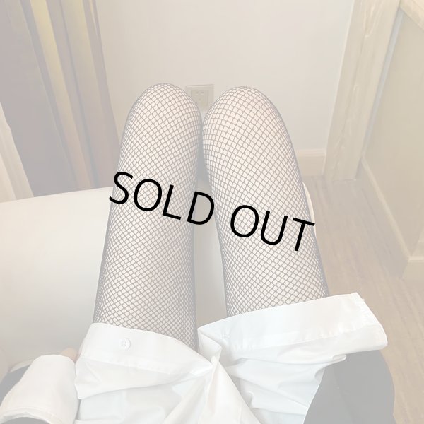 画像5: 網タイツ 黒 【網目 極小】 ブラック フリーサイズ セクシー コスプレ ダンス用 COS-001 (5)