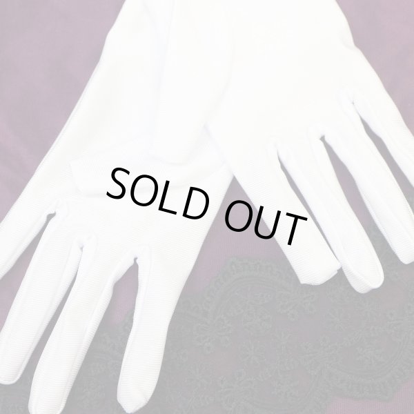 画像4: ロンググローブ 手袋 サテン風 【白 ホワイト】 ウェディング ブライダル 花嫁 オペラ コスプレ セクシー COS-014 (4)