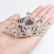 画像5: ティアラ 大人 結婚式 ウェディング 卒業式 誕生日 パーティー コスプレ ヘアアクセサリー 小さめ ミニ ラインストーン 王冠 髪飾り ヘッドドレス 撮影 上品 可愛い COS-028 (5)