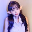 画像4: 妖精の耳 付け耳 ロングタイプ 2個セット コスプレ エルフ 仮装 アニメ マンガ パーティー 演出 男女兼用 精霊 吸血鬼 魔女 イベント 小道具 尖った耳 FYE-001 (4)