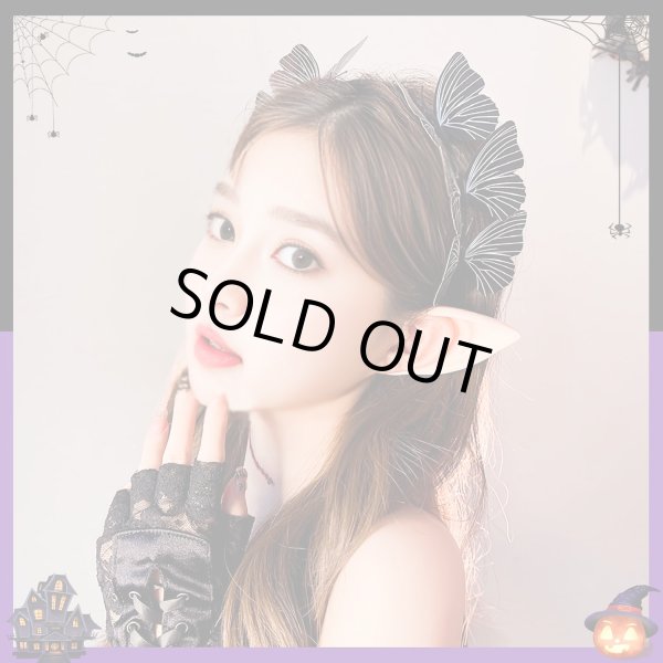 画像3: 妖精の耳 付け耳 ミックスタイプ（ショート・ロング） 4個セット コスプレ エルフ 仮装 アニメ マンガ パーティー 演出 男女兼用 精霊 吸血鬼 魔女 イベント 小道具 尖った耳 FYE-003 (3)