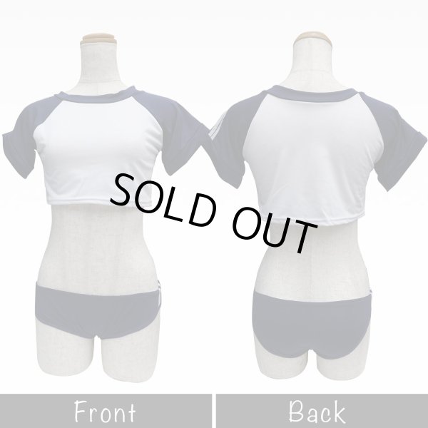 画像2: 体操服 コスプレ ブルマ ミニ丈 2点セット セクシー 過激 変態 エロ 体操着 女子高生 萌え 可愛い LIG-027 (2)