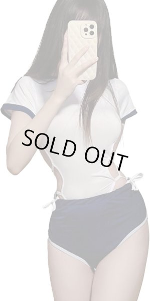 画像1: [lustia] 体操服 コスプレ ブルマ レオタード 2点セット セクシー 過激 変態 エロ 体操着 女子高生 萌え 可愛い LIG-028 (1)