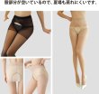 画像5: ストッキング 穴あき オープンクロッチ 2足組 【ブラック&ベージュ】 黒 薄手 穴開きストッキング パンスト レディース パンティストッキング セクシー 光沢無し 無地 SCKS-012 (5)
